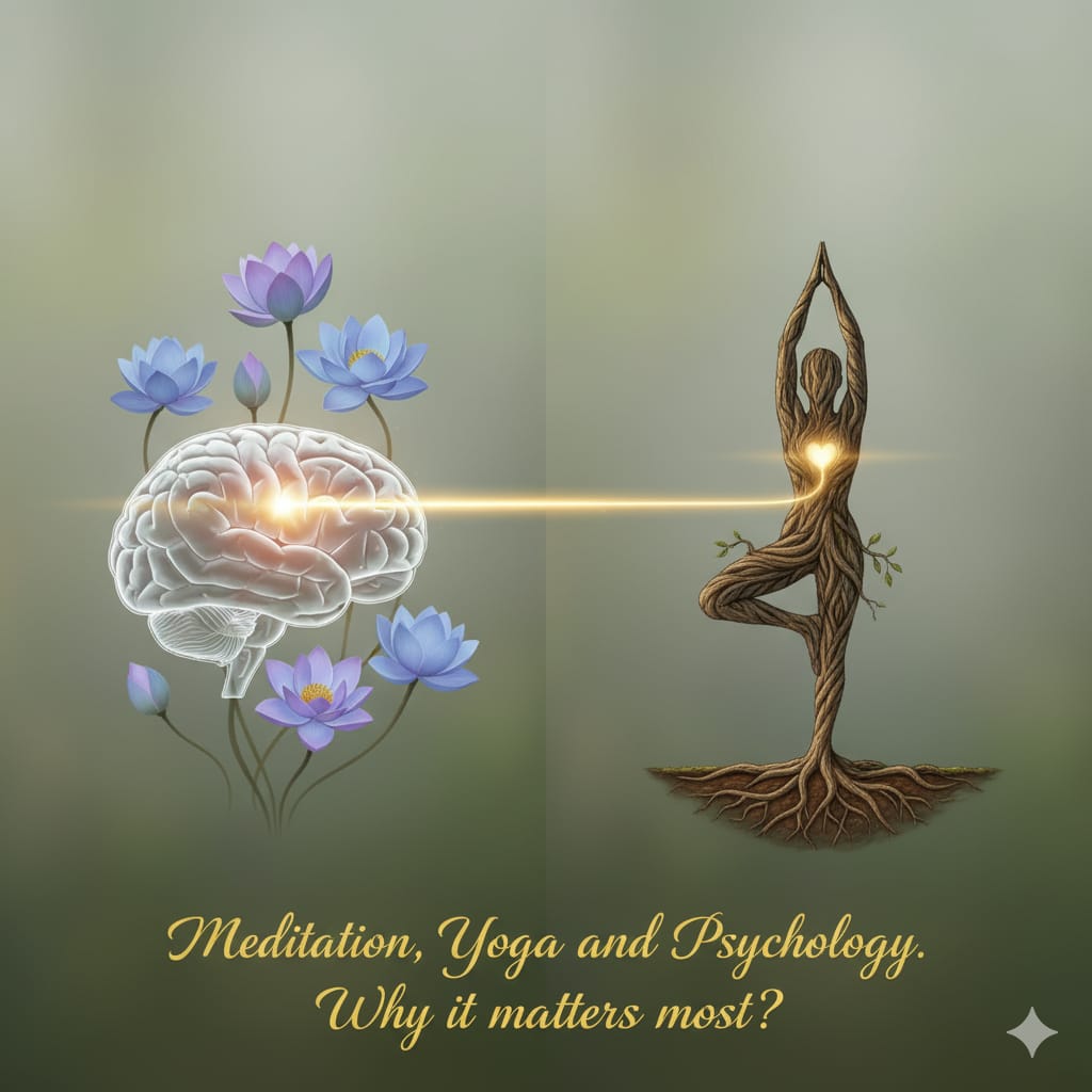 Meditation,Yoga,and Psychology. Why it matters most?